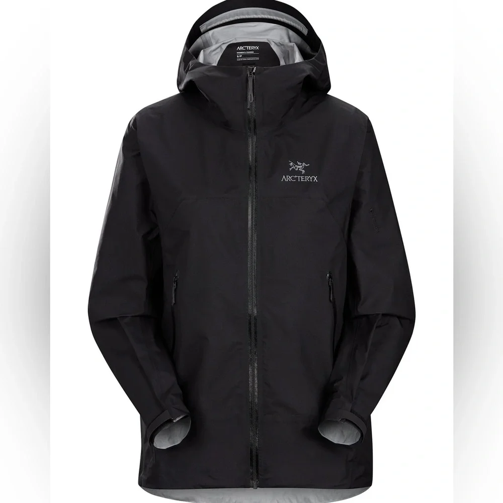 BNWT Arc'teryx Womens Beta Jacket - SIZE XL - Gore-Tex - BLACK Outerwear Coat - Picture 2 of 7